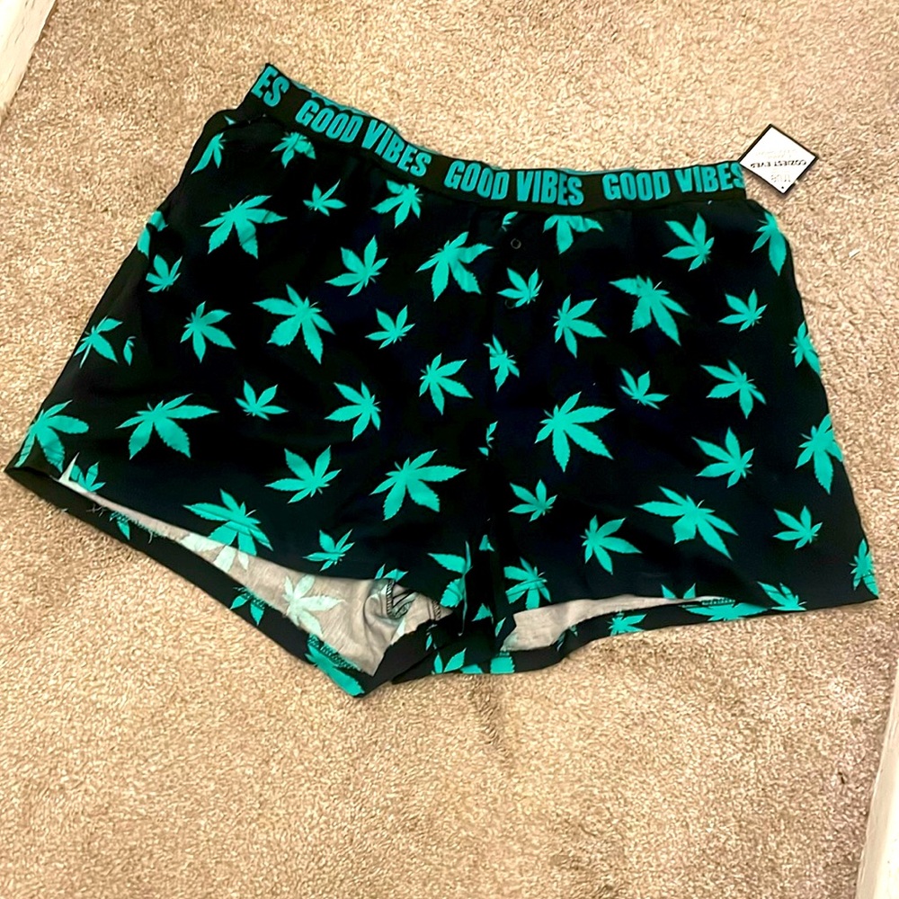 New good vines pot boxers green and black size 2x rue 21
